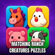 Matching Ranch Creatures Puzzles - Animal Breeding game